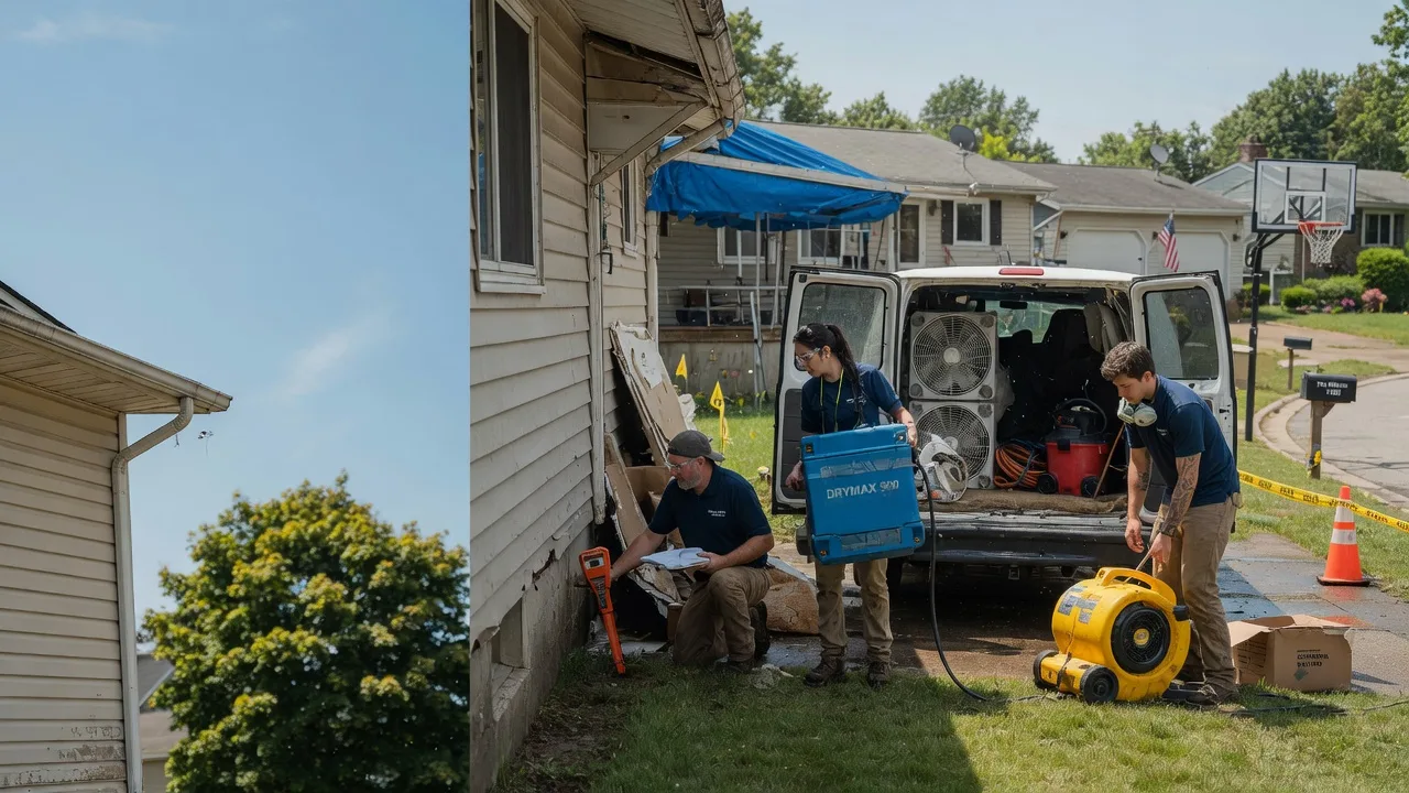 Ceiling Leak Cleanup in Blanchardville, WI near me