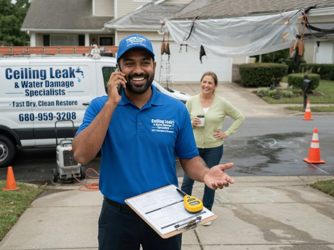 Ceiling Leak Cleanup Blanchardville, WI FAQs